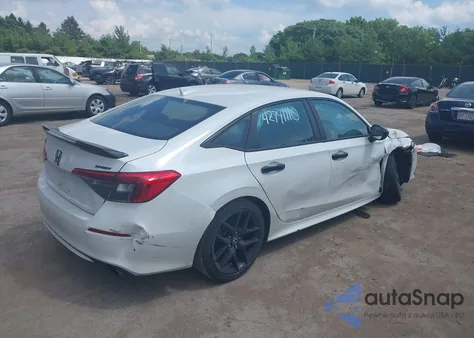 2022 Honda Civic Sport z USA, uszkodzony, nr VIN 2HGFE2F54NH570131